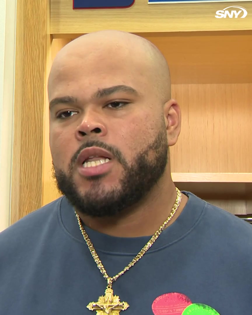 "Watch the film - we handled them on the offensive side of the ball and the defensive side of the ball. The only time they got down the field was on penalties. If they didn't have penalties to help them, this game wouldn't have been close at all." - Jermaine Eluemunor