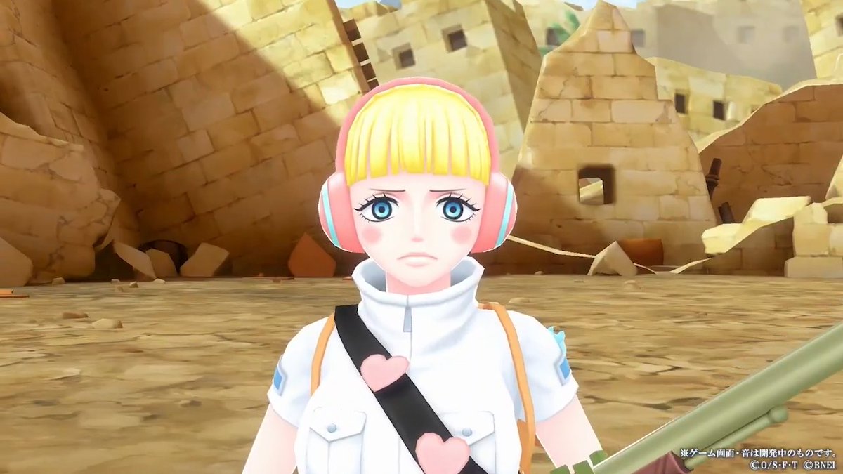 【新キャラ紹介】 ■海軍本部/SWORD ひばり 白属性/ゲッター パワーゲージが最大かつお宝ゲージが一定以下の場合にお宝を即時奪取できるゲッター! コンボスキル『お花弾』で超遠距離から相手の攻撃力を下げつつパワーゲージをためよう💪 #バウンティラッシュ #ONEPIECE