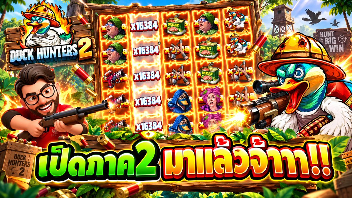 เป็ดภาคใหม่ มาแล้ววววว !!! Duck Hunter 2 - Nolimit City ⌛️ เช็คช่องจริงทั้งหมดเฮียริช : #เฮียริชสวิตเซอร์แลนด์