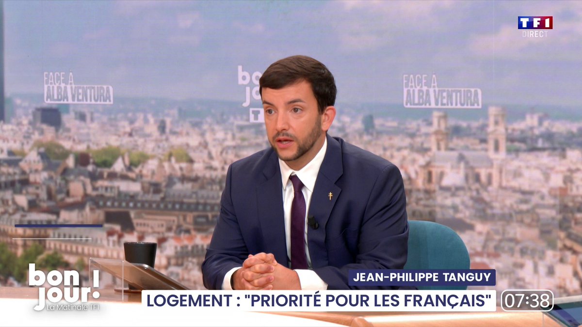Polémiques au Rassemblement national : "Dès que nous sommes au courant de quelqu'un qui a des croyances ou des pratiques qui ne sont pas les nôtres, des valeurs contraires aux nôtres, il est viré tout de suite", Jean-Philippe Tanguy Ⓜ️ dans #BonjourLaMatinaleTF1