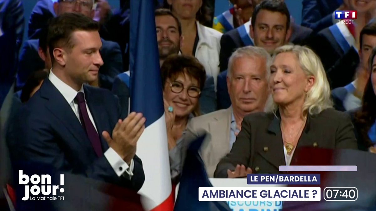 Entre Marine Le Pen et Jordan Bardella "il n'y a que du bien (...) Nos adversaires essaient de nous mordre les mollets", Jean-Philippe Tanguy Ⓜ️ dans #BonjourLaMatinaleTF1