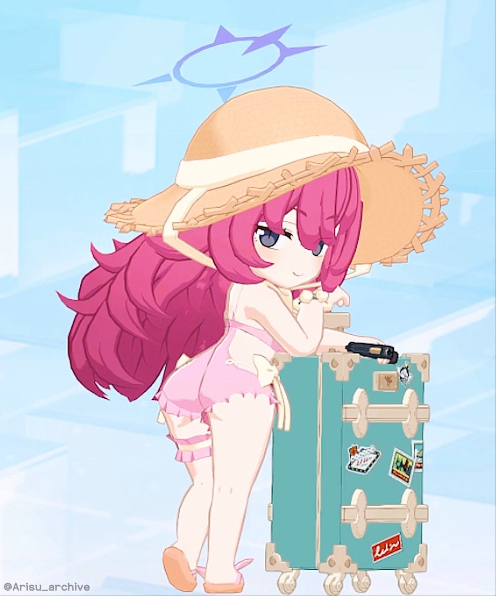 복슬복슬, 수영복 이로하 #ブルアカ