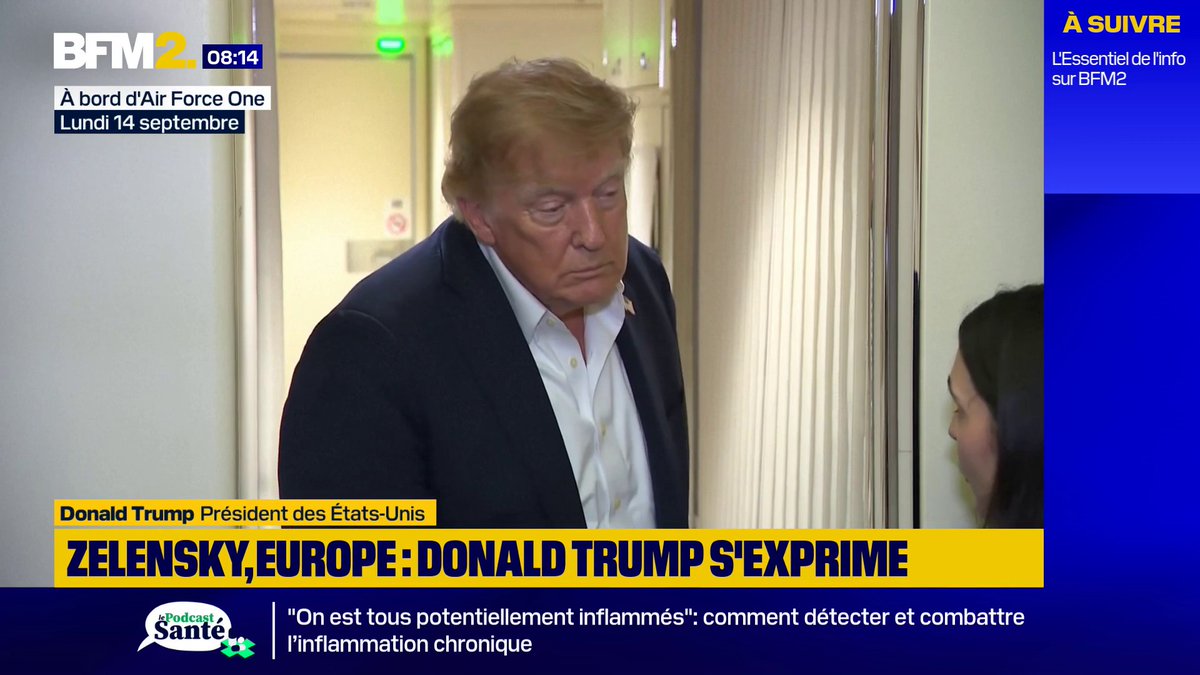 "C'est ce qui fait monter les prix": Donald Trump dit avoir demandé à Volodymyr Zelensky de mettre fin aux frappes visant le diesel russe #BFM2