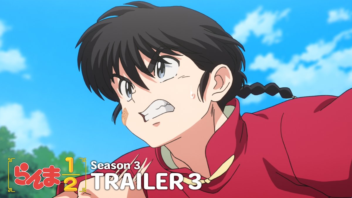 TVアニメ「らんま1/2」第3期 🍥第3弾PV公開!🍥 第3期から登場する新キャラクターが続々と登場! ふみのによるOPテーマ「素直未満」、 『ユイカ』によるEDテーマ「かわいくない」も音源初解禁!🎶 #らんまアニメ #ranma