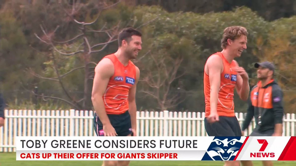 Geelong has increased the value of its three-year deal to Toby Greene, per Mitch Cleary.