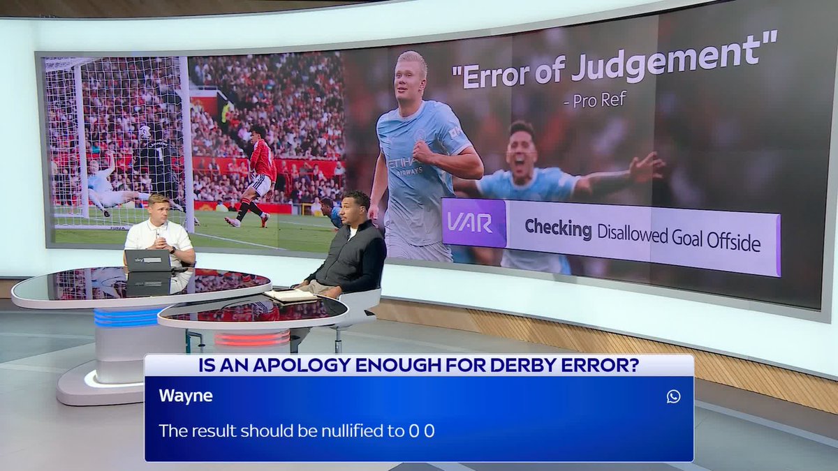 "They've lost a game of football because of a bad decision!" 💭 Jay Bothroyd believes Michael Carrick and Manchester United will not care if they receive an apology for the awarding of Erling Haaland's goal in the Manchester derby 🔴