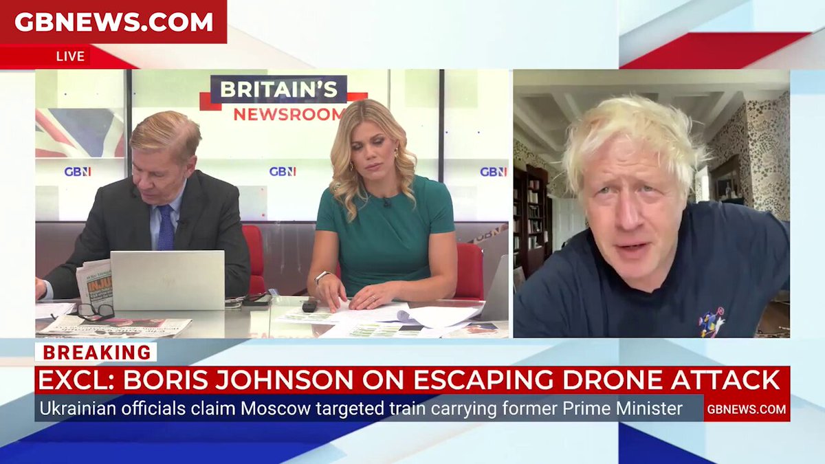 'We have £15 billion worth of Putin's money in London, why aren't we using that?!' Former Prime Minister Boris Johnson calls to provide greater support to Ukraine in its war against Russia, as Putin ramps up his strategy of targeting railways.