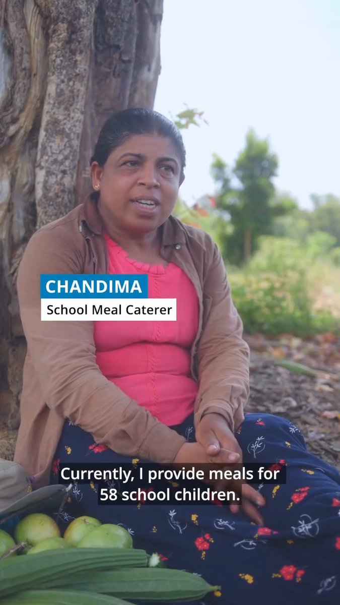 For Chandima, feeding schoolchildren every day is part of her life, carried out with love and devotion. With support from WFP and Michael Kors, farmers and caterers supply nutritious home-grown school meals to learners across 8 districts in Sri Lanka. 🥬🎒💙