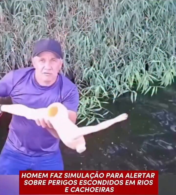 O perigo nas águas!! 🚨