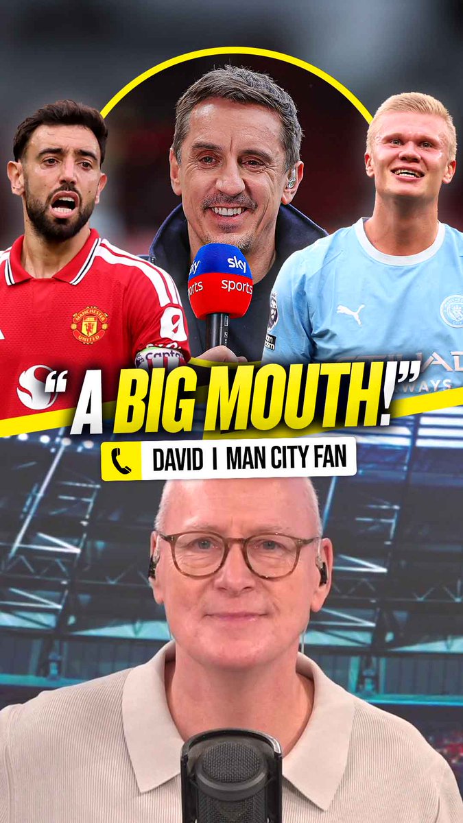 🤦♂️ "Every little thing and Neville is making noises!" 🤫 "He's got too much of a big mouth, he jumps on every thing!" This #MCFC fan was not happy with Gary Neville's co-commentary during their win over #MUFC! 😡