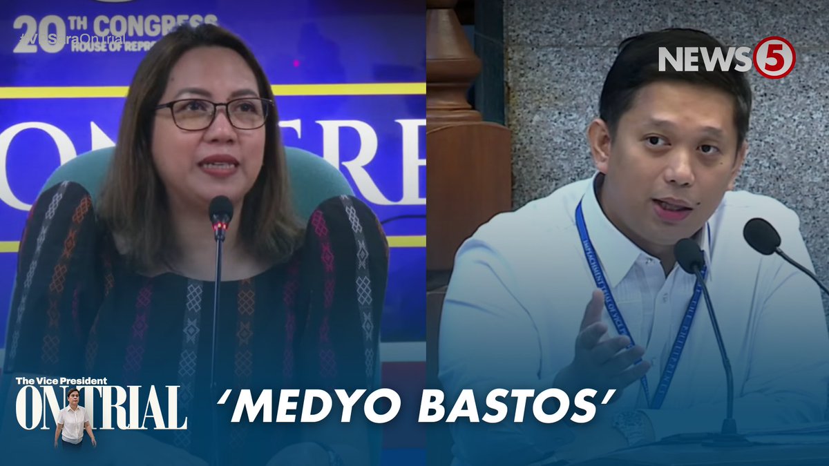 'MEDYO BASTOS’ Binatikos ni 1st District Iloilo Rep. Janette Garin ang paraan ng pag-cross-examine ni defense counsel Mark Vinluan kay retired Sandiganbayan presiding justice Amparo Cabotaje-Tang sa impeachment trial ni Vice Pres. Sara Duterte. Ayon kay Garin, “medyo bastos” at “very disrespectful” umano ang ilang tanong ni Vinluan, partikular nang usisain nito kung “Kakampink” at anti-Duterte si Cabotaje-Tang. #VPSaraOnTrial | via Marianne Enriquez