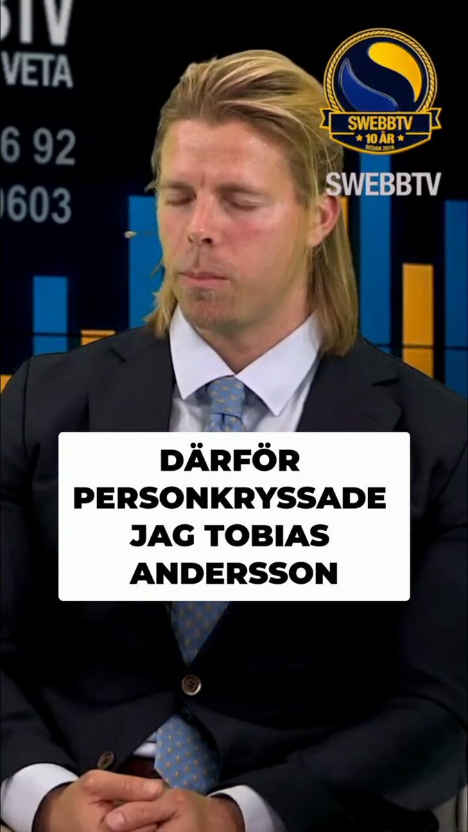 Tobias Andersson står upp för svenskarna. En politiker som vågar vara kompromisslös. The Golden One Tobias Andersson 🔗 Se hela samtalet: