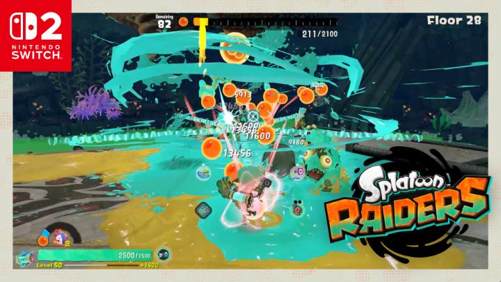 Anímate a experimentar con distintas combinaciones de tanques y artilugios: ¡quizá así descubras maneras bastante únicas de liquidar a los salmónidos! #SplatoonRaiders