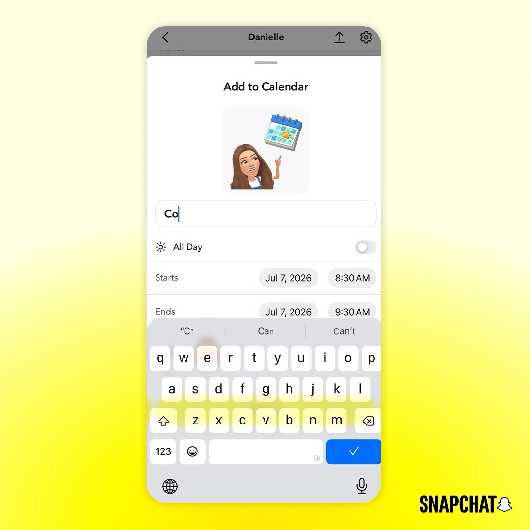 Introducing Snapchat Plans, a new way to turn conversations into real-world plans with friends. Learn more: