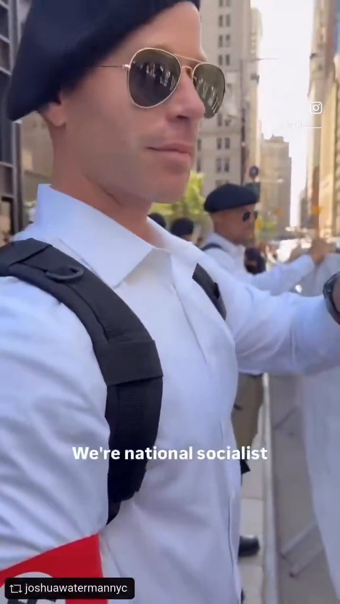 Men wearing swastikas shouted "Heil Hitler" and "Free Palestine" in New York City. "Free Palestine" has never been about wanting Palestinians to have a better future. It's about justifying the murders of Jews.