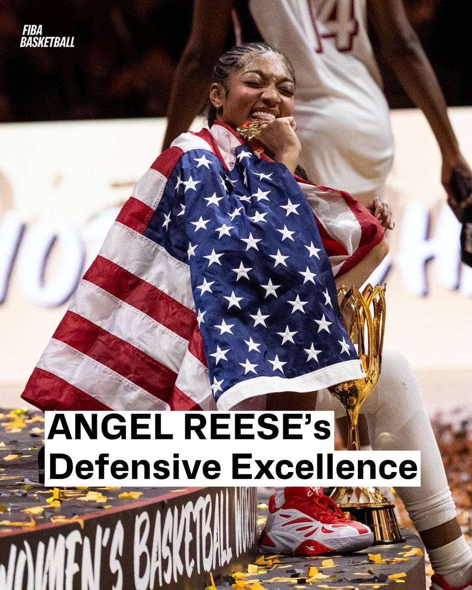 70 seconds of Angel Reese being an absolute menace on defense! 😤 #FIBAWWC