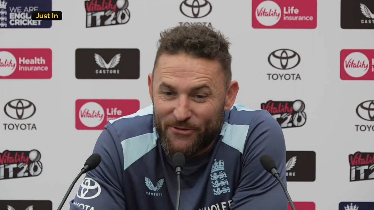 "He's brought a ton of energy in the last 24 hours already" 🗣️ Brendon McCullum opens up on Kevin Pietersen joining the setup as the new white-ball batting mentor.