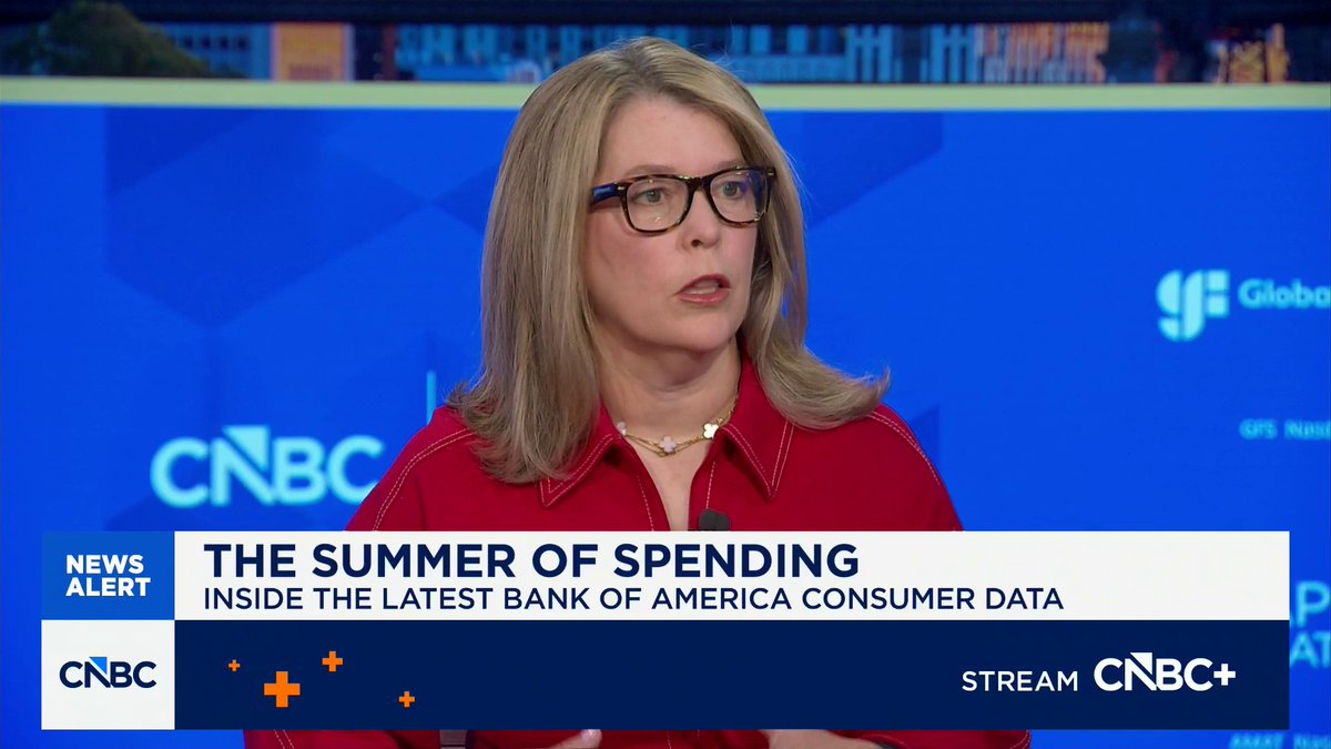Bank of America Institute reports card spending rising 4.5% over the last year. Liz Everett Krisberg discusses the findings: