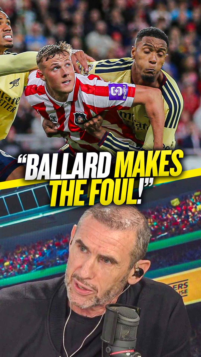 🤦‍♂️ "Ballard was very clever... he is making the foul!" 😤 "You don't want officials giving [Arsenal opponents] a hand up, that's what it felt like!" Martin Keown is not happy with #SAFC getting a penalty against #AFC for grappling at a corner! 👀