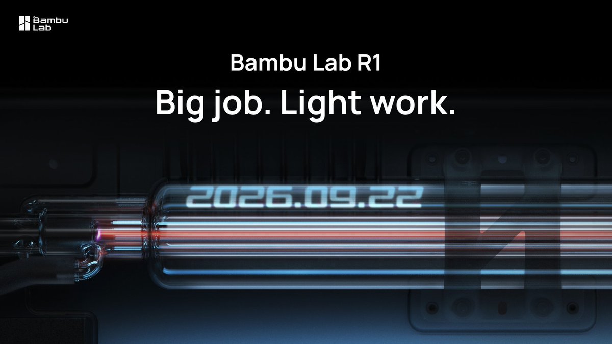 CO2 Laser, from Bambu Lab. R1 Launch September 22