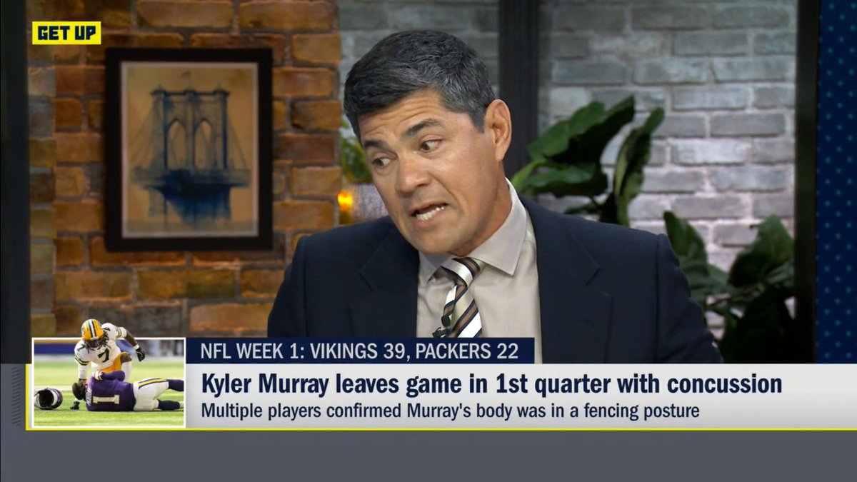 “He knew exactly what he was doing. … He wanted to put it on the head and neck right there.” —Tedy Bruschi on Lukas Van Ness’ hit that put Kyler Murray in concussion protocol.