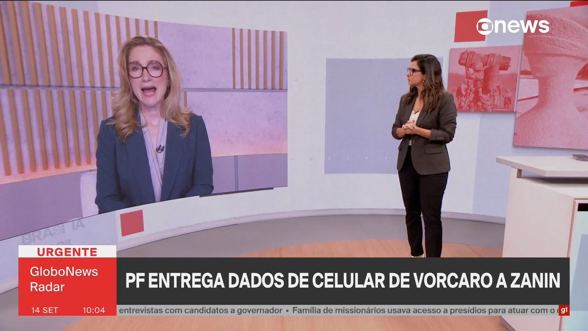 "Quando a gente fala com os ministros do Supremo e tenta entender o nível de animosidade, chegamos a ouvir que há um movimento para tentar afastar Alexandre de Moraes para antecipar a posse na presidência de ministros indicados por Jair Bolsonaro. Kassio Nunes Marques seria o próximo depois de Alexandre de Moraes" , comenta @Ana_Flor sobre crise no STF. ️➡️#GloboNewsRadar de segunda a sexta, às 08h30, na #GloboNews
