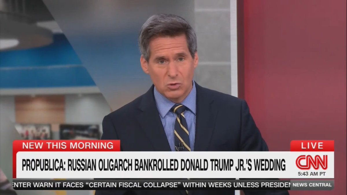 Host: A Russian oligarch with close ties to Putin secretly bankrolled much of Don Jr's wedding, including hundreds of thousands of dollars in expenses.
