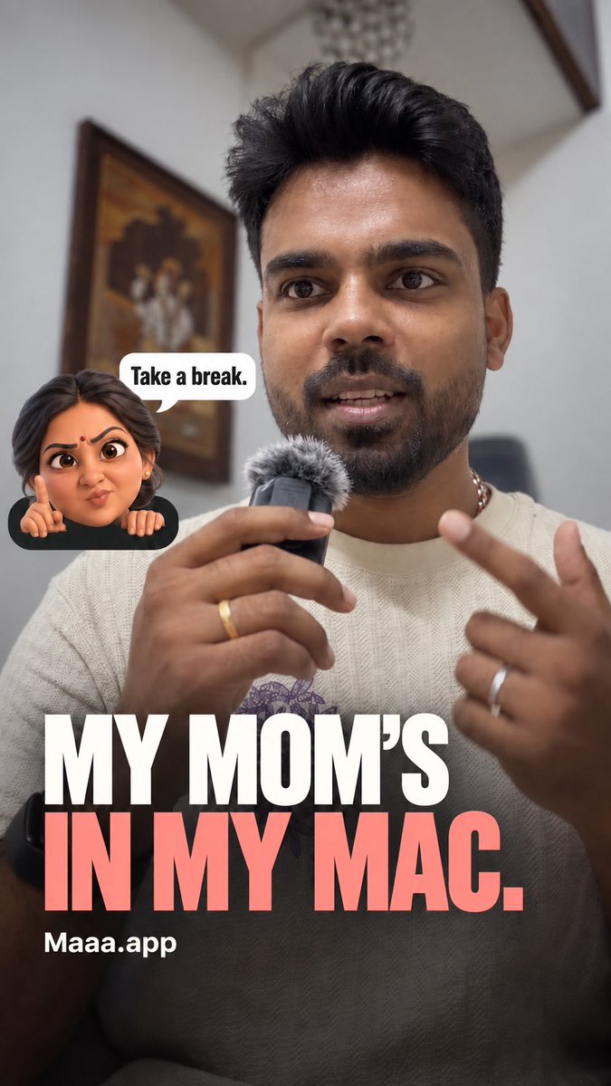 Made a Mac app that brings your mom to your Mac 🙊 👉