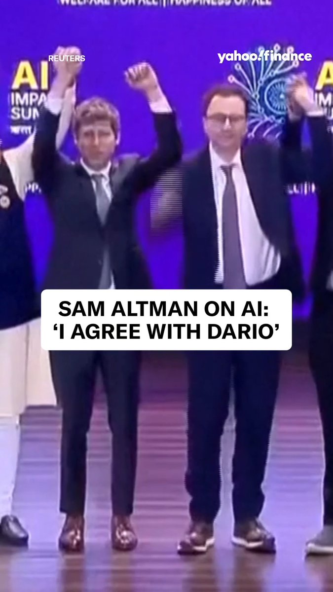 Anthropic CEO Dario Amodei and OpenAI CEO Sam Altman are making a rare joint call for caution. 🛑 In a lengthy weekend essay, Amodei called on the AI industry to slow the pace of development for the most advanced models. Altman echoed the sentiment shortly after on X, confirming he agrees with the Anthropic chief executive.