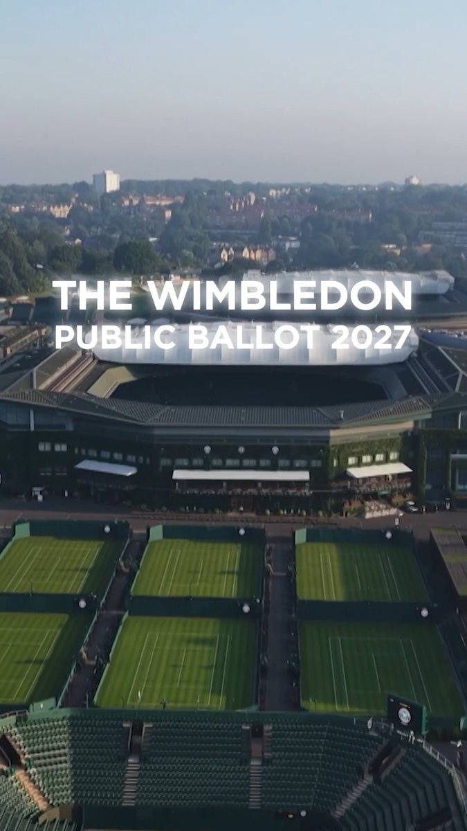Final call 🚨 The Wimbledon Public Ballot for The Championships 2027 closes at 23:59 (BST) on 14 September - visit to enter 🗳️