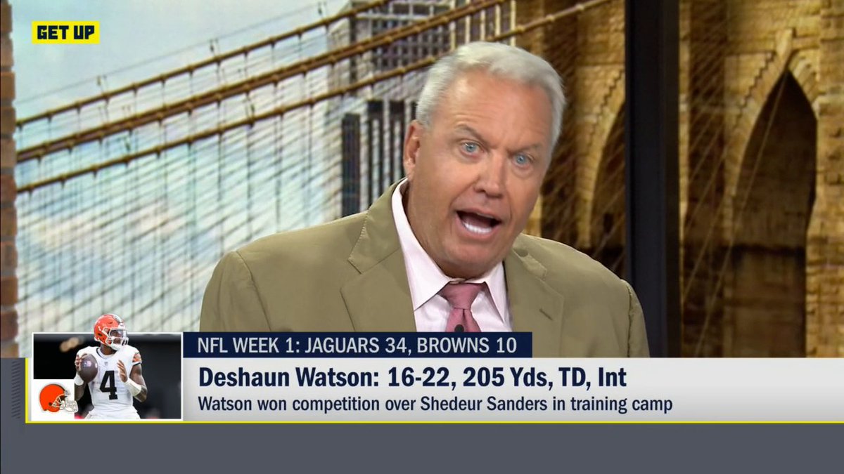 “This team absolutely STUNK!” Rex Ryan and the crew react to Deshaun Watson and the Browns' Week 1 performance.