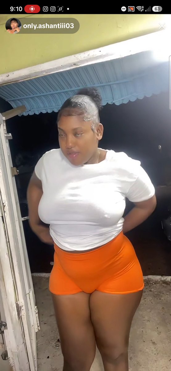 Titties bouncing while she does jumping jacks. #tiktoklive #piercings