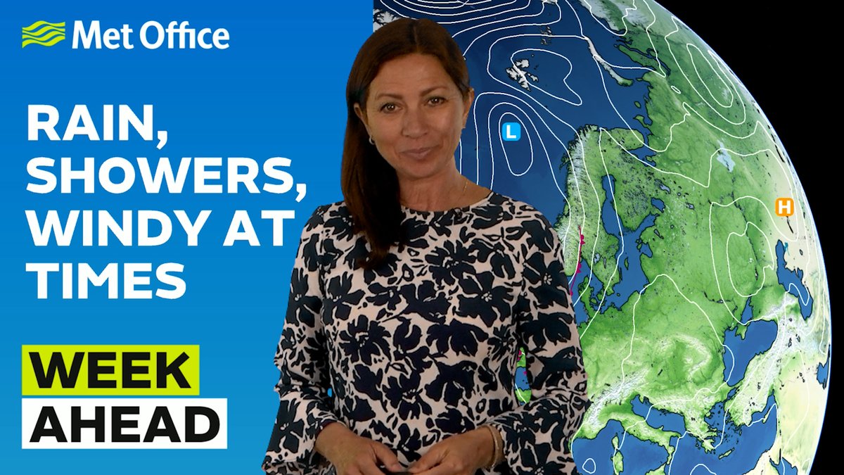 This week's weather is staying changeable with sunshine & showers. There will be strong winds at times and temperatures around average 🌦️ Watch our Week Ahead forecast with Clare ⤵️