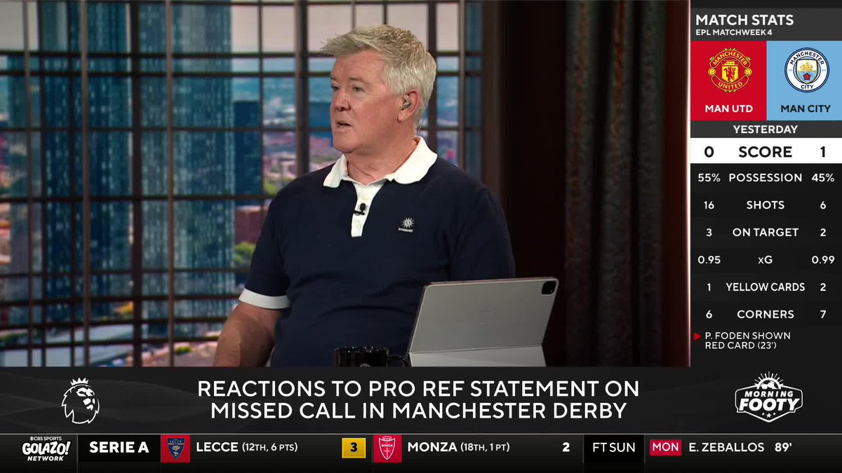 "It's honestly absolutely NONSENSICAL" 🗣️ Geoff Shreeves, Nico Cantor and Tony Meola weigh in on the massive VAR controversy in the Manchester Derby 👀