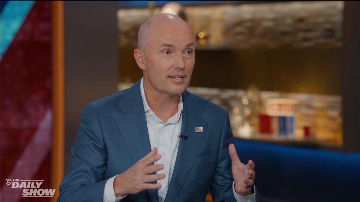 .Jon Stewart and Gov. Spencer Cox discuss how algorithms are built to discourage respectful discourse