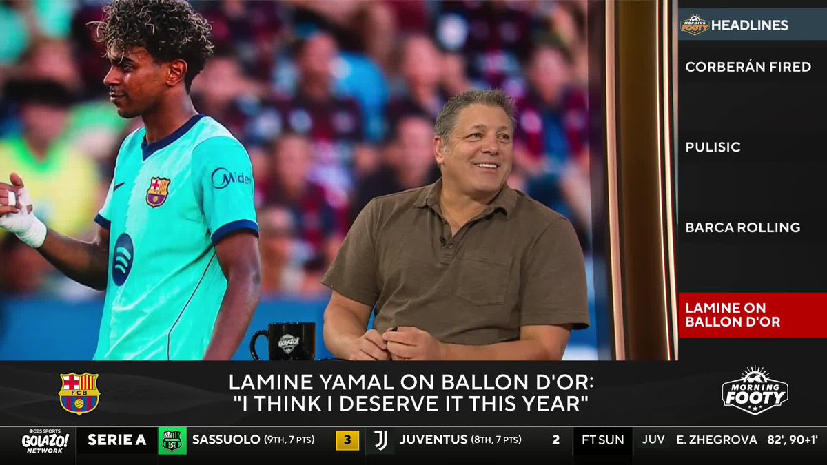 Lamine Yamal says he deserves to win the Ballon d'Or—but do Geoff Shreeves, Nico Cantor and Tony Meola agree? 🏆