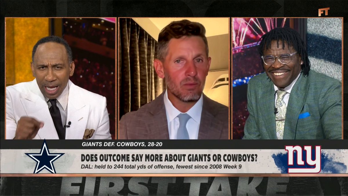 “[The Giants] whopped Dallas on both sides of the ball.” Dan Orlovsky on the Cowboys' Week 1 loss to the Giants 😬