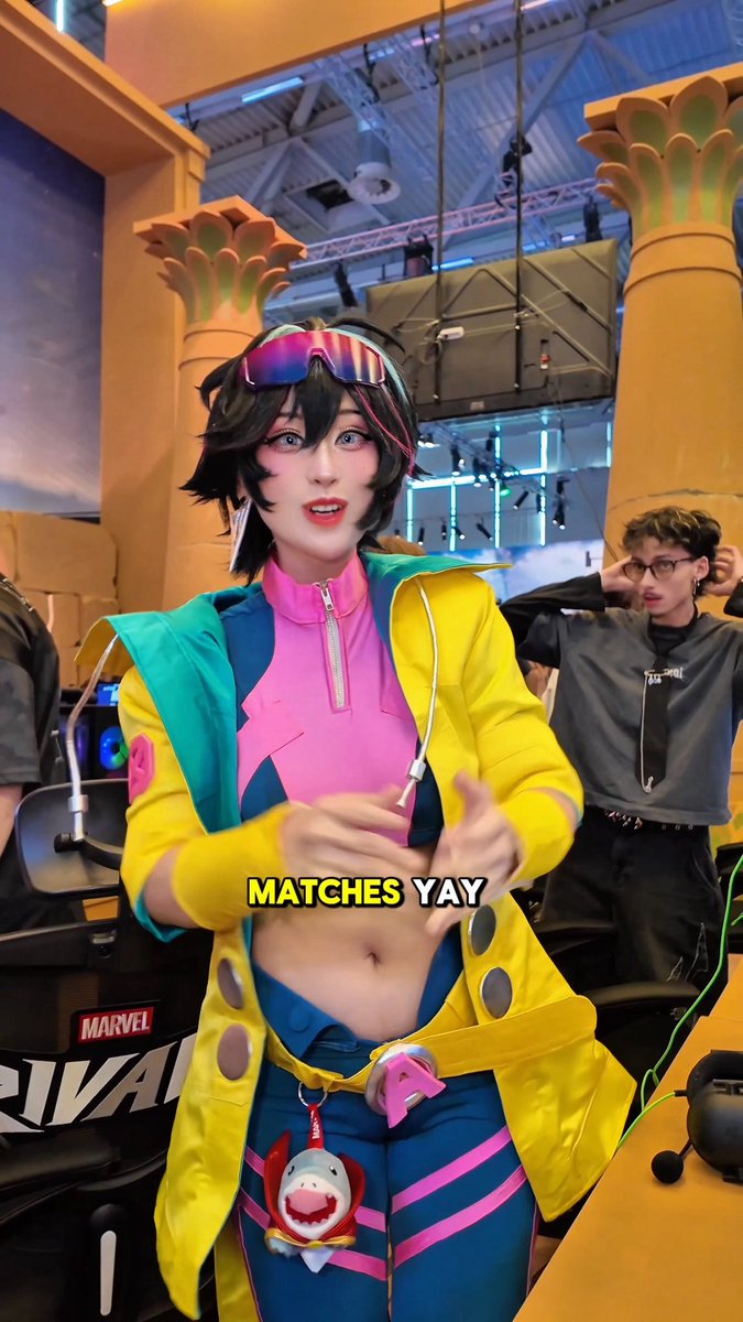 I did a Marvel Rivals fasting for 1 week and it did not disappoint 😂 Big thanks to Marvel Rivals for this amazing chance! I am weekly streaming Marvel Rivals now at ⭐️💜 #MarvelRivals #gamescom #marvelrivalsatgamescom #cosplay #Jubilee