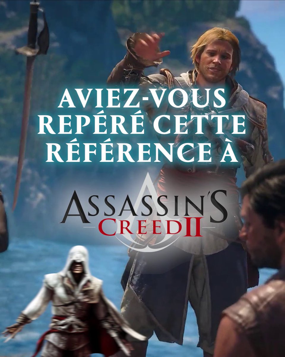 On dirait qu'Ezio a laissé quelques traces dans Assassin's Creed Black Flag 👀