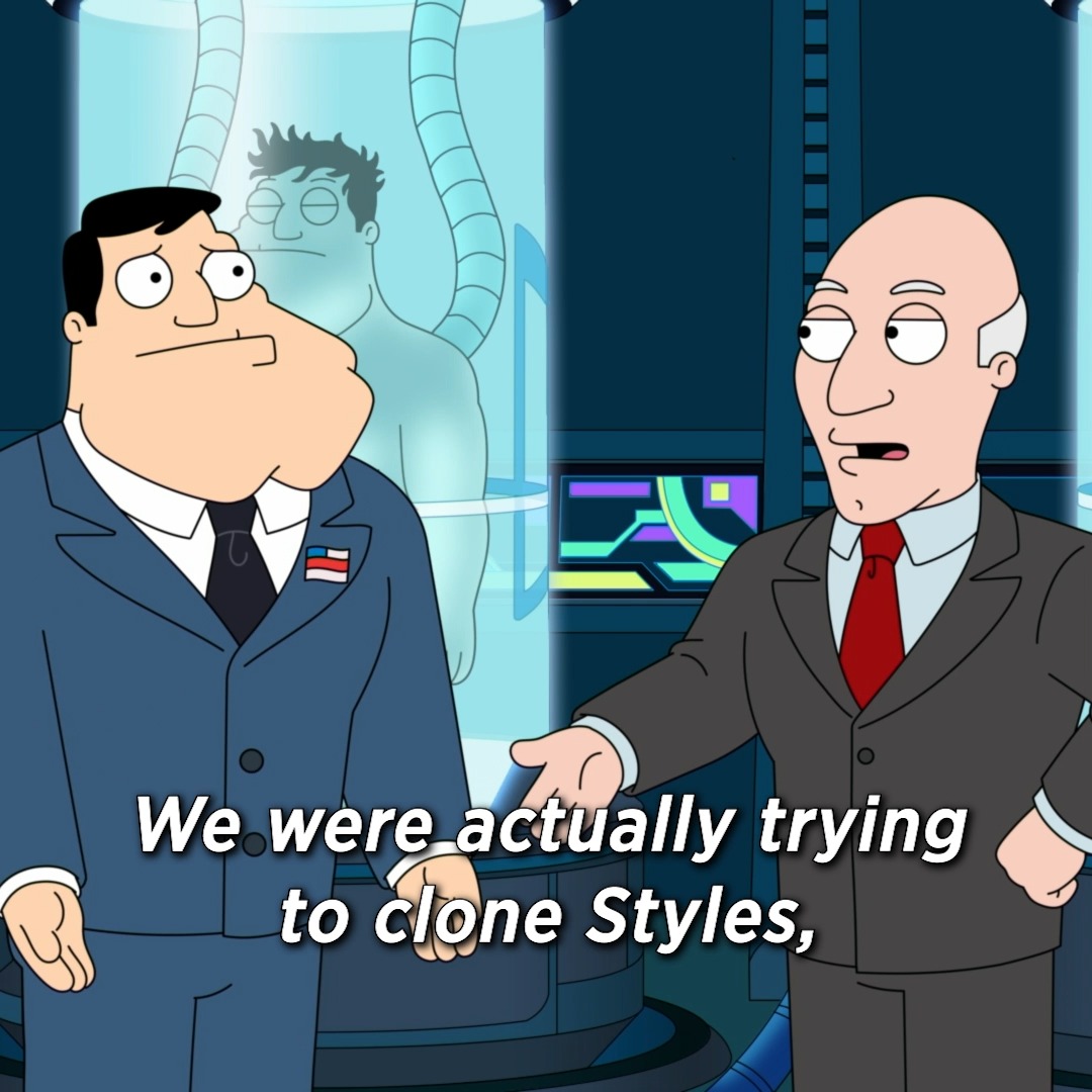 stan needs to cover his mouth more 😷 stream the 400th episode of #americandad now on Hulu.