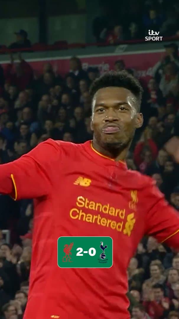 A Daniel Sturridge double ⚽️⚽️ Throwback to Liverpool v Spurs from 2016 in the Carabao Cup fourth round 🔴
