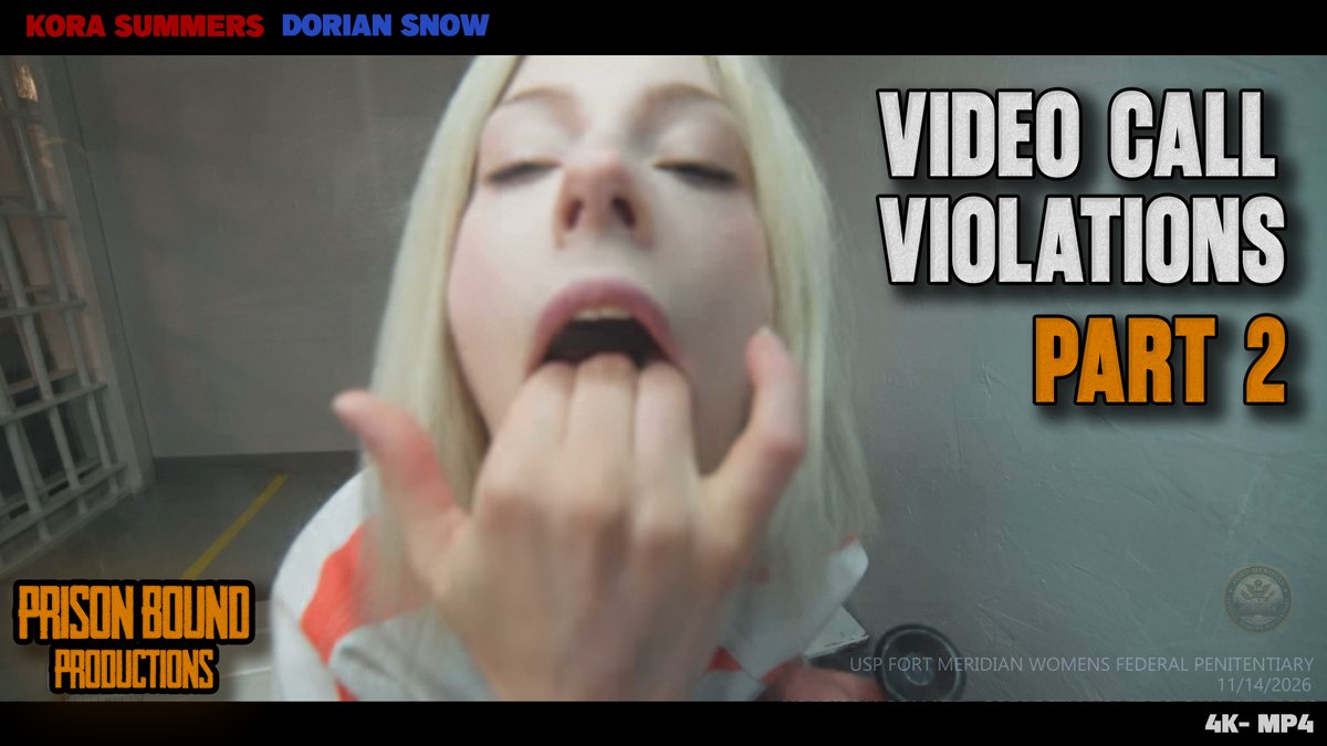 🚨💝NEW VIDEO!! 💝🚨 your inmate girlfriend can't stop breaking the rules during your video calls 🫠 watch the full video here! 🧡