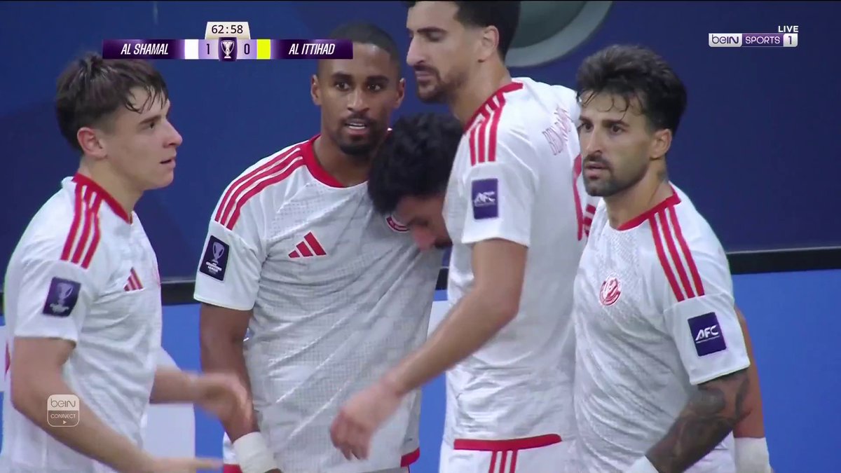 هدف تاريخي لفريق الشمال في ظهوره الأول في دوري أبطال آسيا للنخبة الجزائري بغداد بونجاح يفتتح التسجيل لفريق الشمال أمام الاتحاد السعودي #دوري_ابطال_اسيا_النخبة