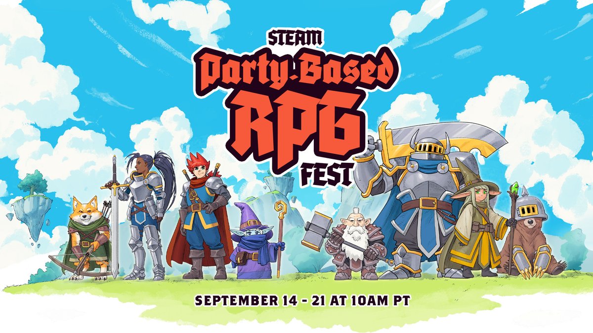 Steam Party-Based RPG Fest is now live! These games let you build multiple characters, allowing you to build different archetypes for each. So gather your wizard hat, your archer bow, and your warrior shield because you're going to need them all!