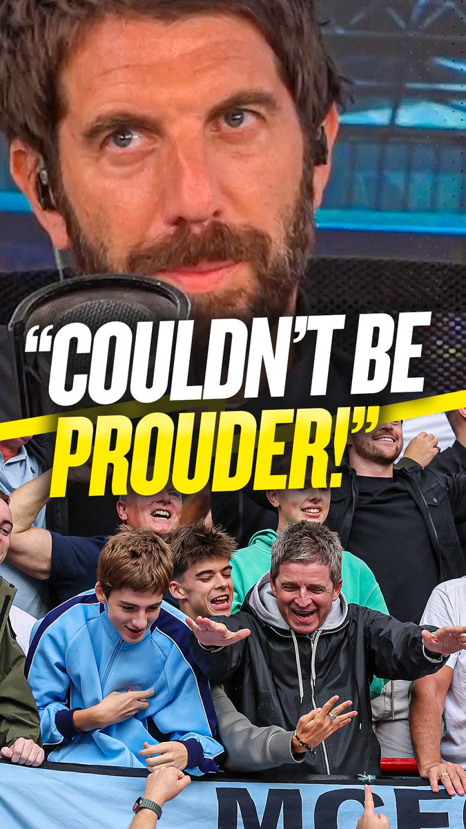 Noel Gallagher funny reaction to son being snapped during Man City's 1-0 win Vs Man United! 🤣