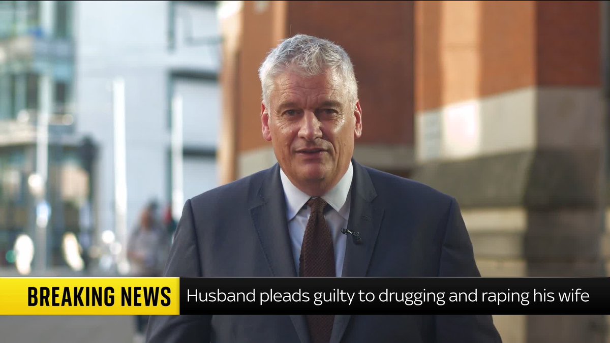 A man from Stockport has admitted to drugging and raping his wife without her knowledge over a period of 21 years. A dozen other men are due to stand trial for alleged offences against the same victim. Greg Milam reports from Manchester. Read more: