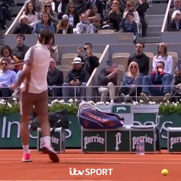 Some say that Roger Federer should have been defaulted for this, do you agree?