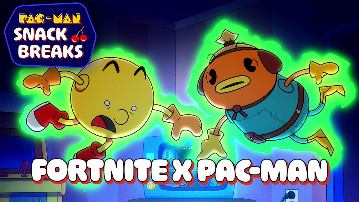 Power Pellet mode: ACTIVATED! Pick up PAC-MAN in the Fortnite Shop starting 9/18. #PACMANSnackBreaks
