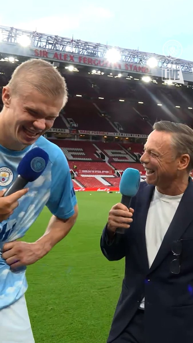 "I moved myself closer and closer to the away end and then the message came that it's a goal. The scenes were amazing." 🩵 Erling Haaland gave his post-match thoughts on Matchday Live after securing victory over United 💬