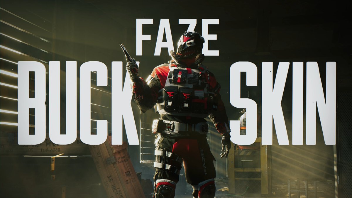 INTRODUCING FAZE BUCK Available now in Rainbow 6 Siege